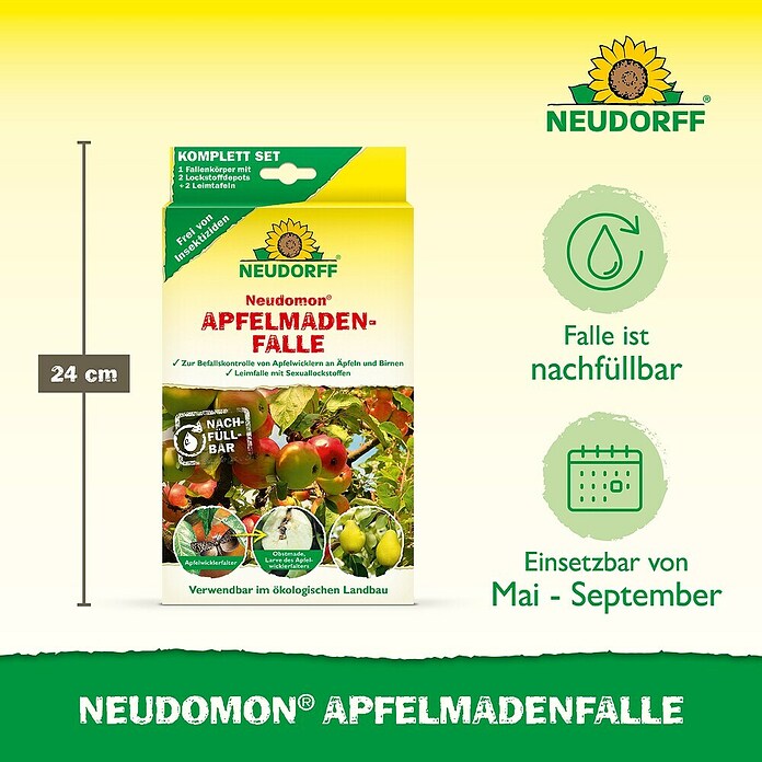 NEUDOMON APFELMADEN FALLE