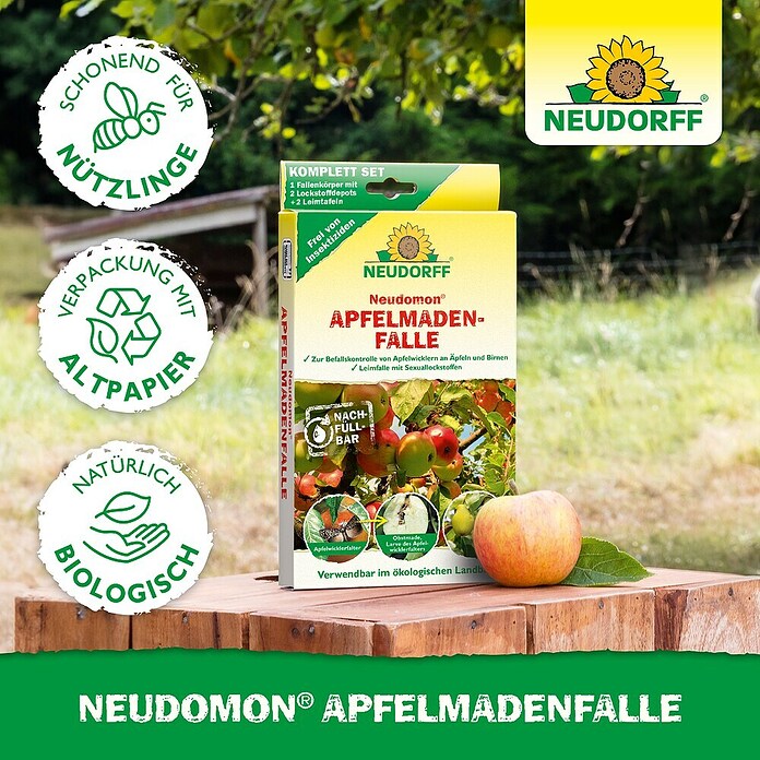 NEUDOMON APFELMADEN FALLE