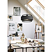 Eglo Pendelleuchte rund (40 W, Ø x H: 400 mm x 110 cm, Schwarz, E27) | BAUHAUS