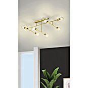 Eglo Deckenleuchte BELSIANA 1 (40 W, L x B x H: 118 x 38 x 35 cm, Messing gebürstet, E27) | BAUHAUS