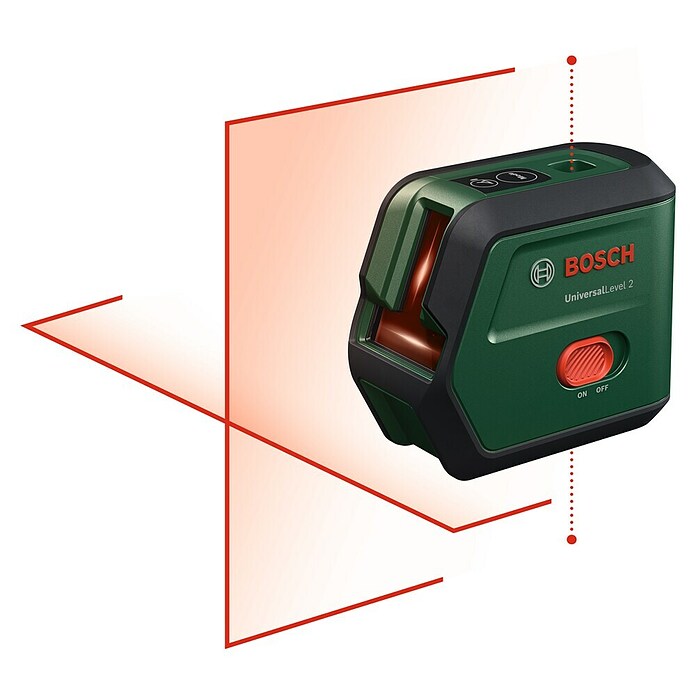 Bosch Križni linijski laser UniversalLevel 2  (Maksimalno območje delovanja: 5 m - 20 m) | 1941 - Laser- und elektrische Messgeräte | BADM - Meßwerkzeuge | BAD - Handwerkzeuge | BA - Handwerkzeuge | B - Werkz/Masch/Maschzubeh/Auto | BAUHAUS