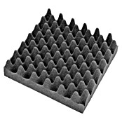 Bur2000 Placa absorbente acústica Silence Onda (50 x 50 x 3 cm, Espuma de PU) | BAUHAUS