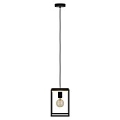 Eglo Lámpara colgante (40 W, L x An x Al: 18 x 18 x 110 cm, Negro/Marrón, E27) | BAUHAUS