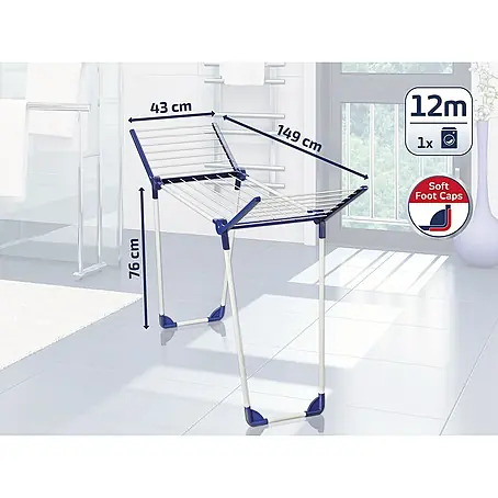 Leifheit  Flügel-Wäscheständer Pegasus 120 Solid Bath