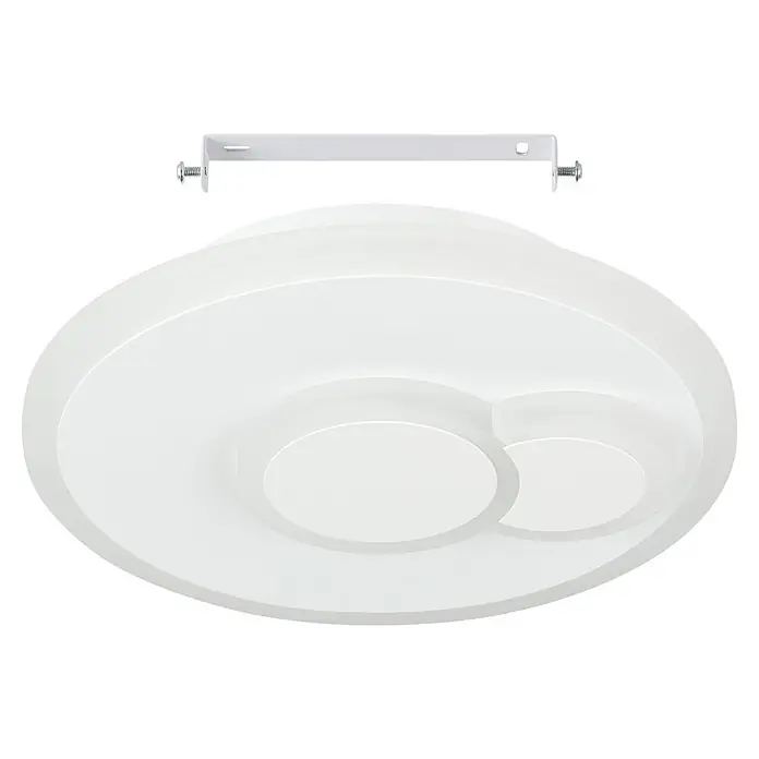 Eglo LED-Deckenleuchte CADEGAL - 7,8 W, L x B x H: 20 x 20 x 5 cm, Weiß, Rund - Weiße Deckenleuchte mit einem modernen, runden Design, das sich gut in verschiedene Einrichtungsstile einfügt. Die Leuchte sorgt für eine angenehme Beleuchtung.
