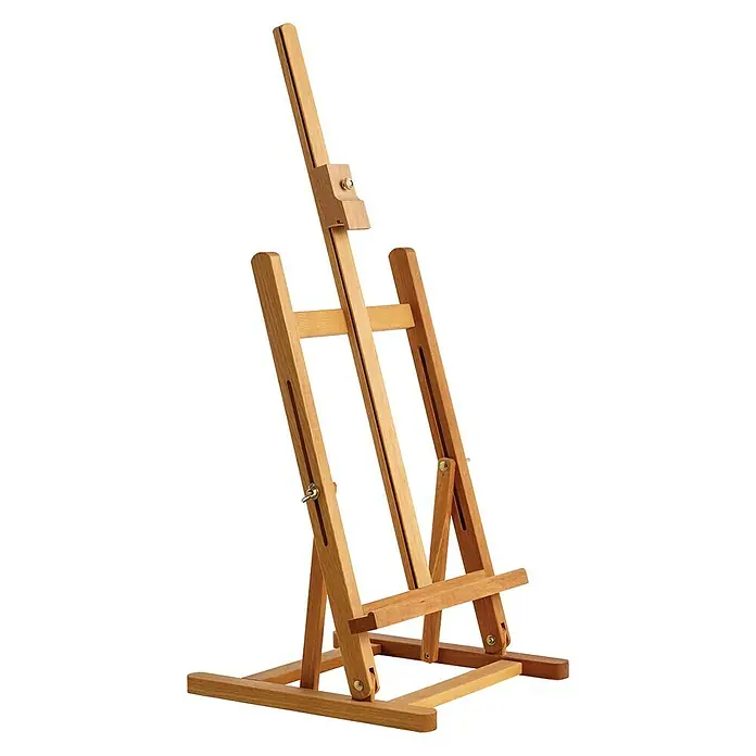 Tischstaffelei Varde - Holz, 30,5 x 77 cm - Holzstaffelei, ideal für Künstler, zum Ausstellen von Leinwänden und Kunstwerken. Kompakt, leicht und einfach zu verstauen.