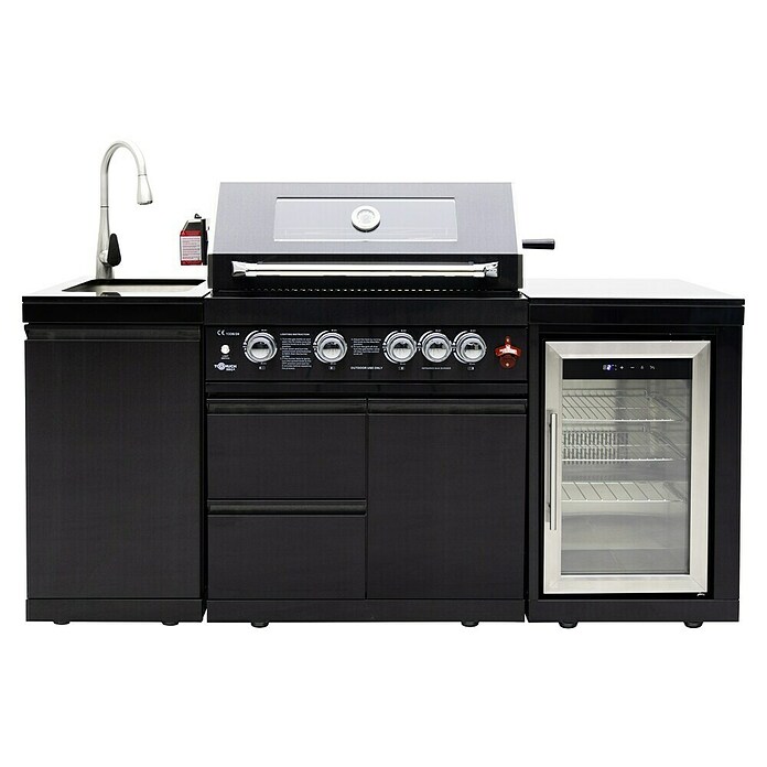 Kuhinja s plinskim žarom Too Much B401  (Število gorilnikov: 5, 14,8 kW) | 8336 - Grillküchen | ICGA - Grillgeräte | ICG - Grillgeräte / Grillzubehör | IC - Freizeit im Garten | I - Stadtgarten | BAUHAUS