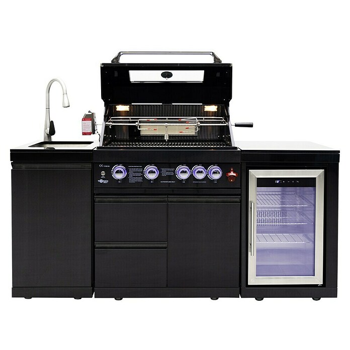Kuhinja s plinskim žarom Too Much B401  (Število gorilnikov: 5, 14,8 kW) | 8336 - Grillküchen | ICGA - Grillgeräte | ICG - Grillgeräte / Grillzubehör | IC - Freizeit im Garten | I - Stadtgarten | BAUHAUS