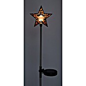 BAUHAUS Solar-Dekoleuchte Stern (0,12 W, L x B x H: 8,5 x 6 x 82 cm, Schwarz, IP44) | BAUHAUS