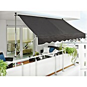 Sunfun Klemmmarkise (Anthrazit, Breite: 2,5 m, Ausfall: 1,3 m) | BAUHAUS