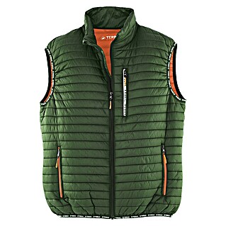 Terrax Workwear Arbeitsweste (Forstgrün/Orange, L)