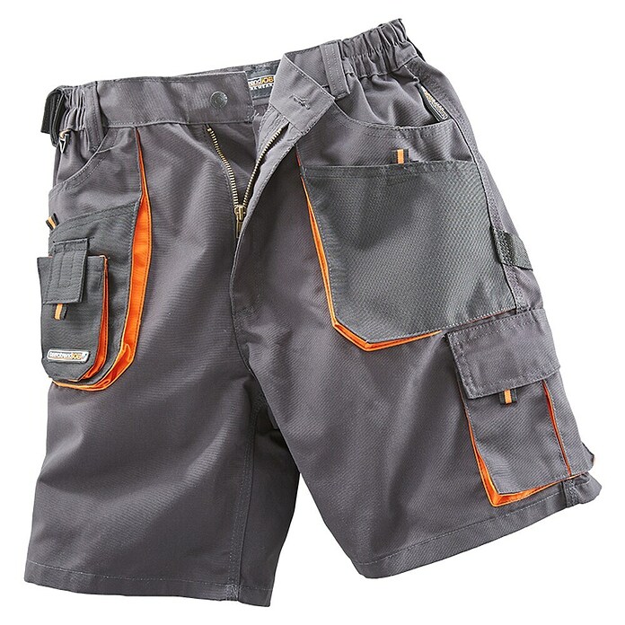 Terratrend Herren-Arbeitsshorts (56, Dunkelgrau/Orange) | BAUHAUS