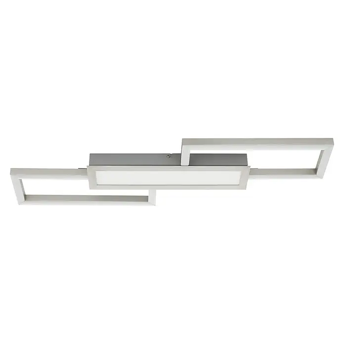 Eglo LED-Deckenleuchte - L x B x H: 78 x 26 x 4,5 cm - Die LED-Küchenleuchte ist weiß, rechteckig und sorgt für eine gute Ausleuchtung der Arbeitsfläche. Ideal für jede moderne Küche.