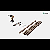 Dioco Revestimiento decorativo alistonado (L x An: 220 x 17 cm, Marrón) | BAUHAUS
