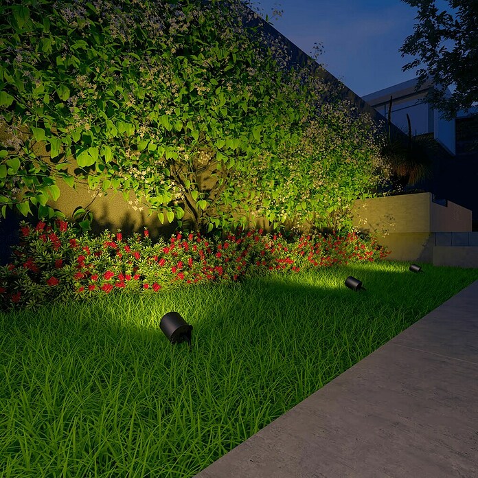 Calex Led-tuinspotset (Hoogte: 24 cm, IP44, 9 W) | BAUHAUS
