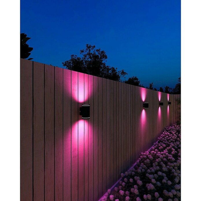 Calex Led-wandlamp voor buiten (l x b x h: 10,5 x 7,6 x 13,8 cm, IP54, 4,4 W) | BAUHAUS