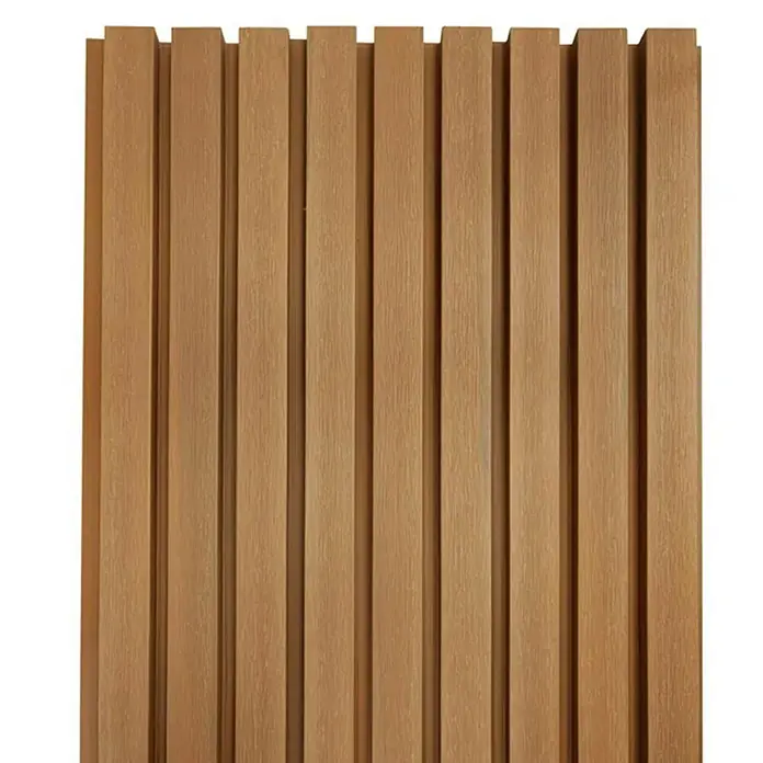 Dioco Revestimiento decorativo alistonado - L x An: 220 x 17 cm, Marrón cedar - Panel de madera para revestimiento de paredes. Grano de madera natural y disposición vertical. Ideal para interiores modernos y decoración.