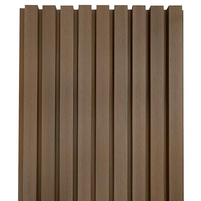 Dioco Revestimiento decorativo alistonado (L x An: 220 x 17 cm, Marrón) | BAUHAUS