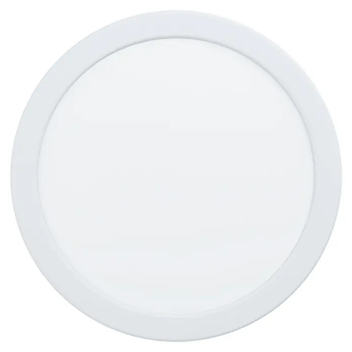 Eglo Fueva 5 LED-Deckenleuchte rund - Ø x H: 160 x 28 mm, Warmweiß - Helle, runde LED-Deckenleuchte in Weiß. Ideal für modernes Wohnen mit energieeffizienter Beleuchtung und schlichtem Design.