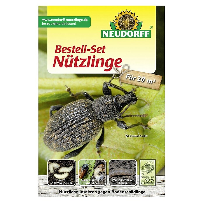 Neudorff Bestellkarte Nützlinge gegen Bodenschädlinge (Geeignet für: Bodenschädlinge, Max. Anwendungsfläche: 20 m²) | BAUHAUS