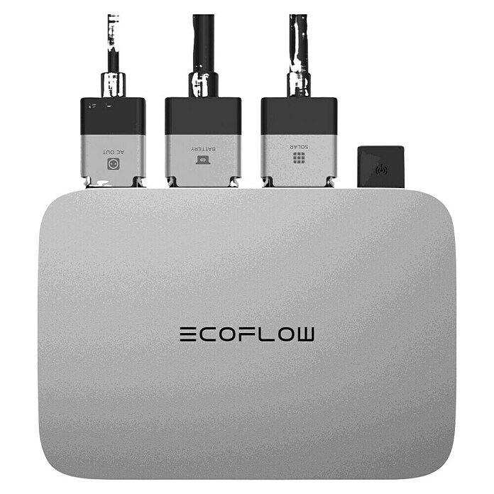 EcoFlow Balkonkraftwerk-Set BKW Delta 2 Max (Nennleistung: 2 400 W, L x B x H: 497 x 242 x 305 mm, IP67) | BAUHAUS