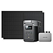 EcoFlow Balkonkraftwerk-Set BKW Delta 2 Max (Nennleistung: 2 400 W, L x B x H: 497 x 242 x 305 mm, IP67) | BAUHAUS