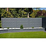 Beckers Betonzaun Zaunelement Standard Casa Borsika (200 x 38,5 cm, Beton, Betongrau) | BAUHAUS