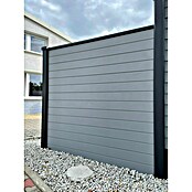 Beckers Betonzaun Zaunelement Prestige Glatt Motiv (184 x 26 cm, Beton, Betongrau) | BAUHAUS