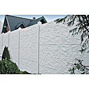 Beckers Betonzaun Zaunelement Standard Flagstone Motiv (200 x 38,5 cm, Beton, Betongrau) | BAUHAUS