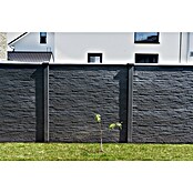 Beckers Betonzaun Zaunelement Klassik Rimini Motiv (184 x 26 cm, Beton, Betongrau) | BAUHAUS