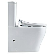 Pack de WC adosado Smart Vanda (Sin borde de descarga, Salida WC: Vertical, Con mando a distancia, Blanco) | BAUHAUS