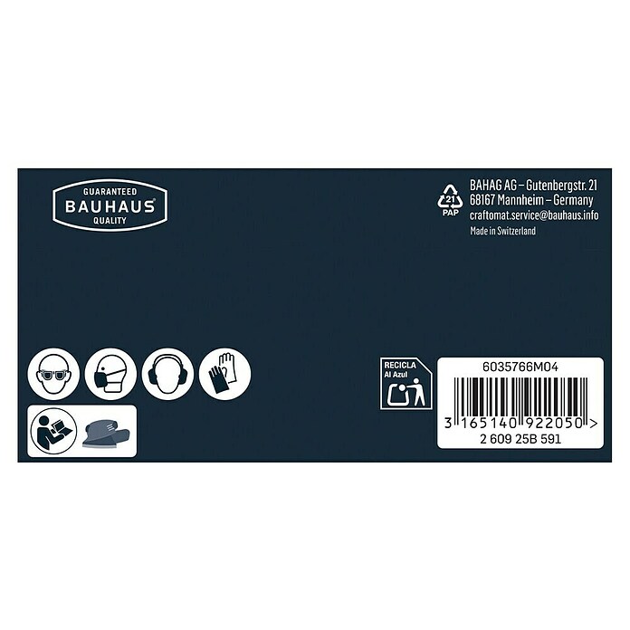 Craftomat Schleifblätter BFWP (L x B: 102 x 62 mm, Körnung: 80, 10 Stk.)