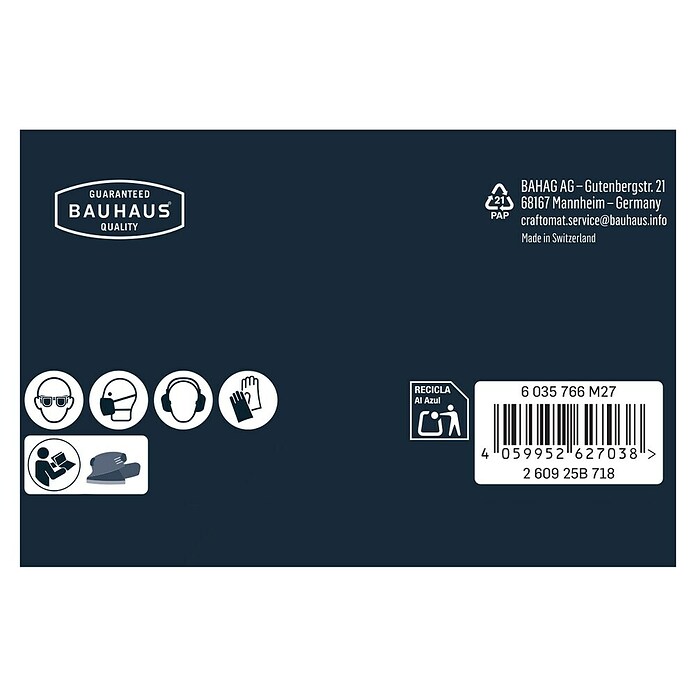 Craftomat Disco de lijado (100 x 150 mm, Grano: 120, 10 ud.) | BAUHAUS