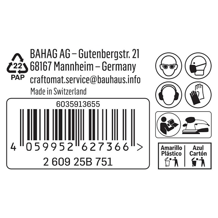 Craftomat Schleifpapier C 1060 (Körnung: 120, 93 x 5 000 mm) | BAUHAUS