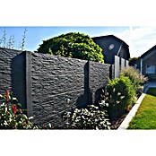 Beckers Betonzaun Zaunelement Standard Nevada Motiv (200 x 38,5 cm, Beton, Betongrau) | BAUHAUS