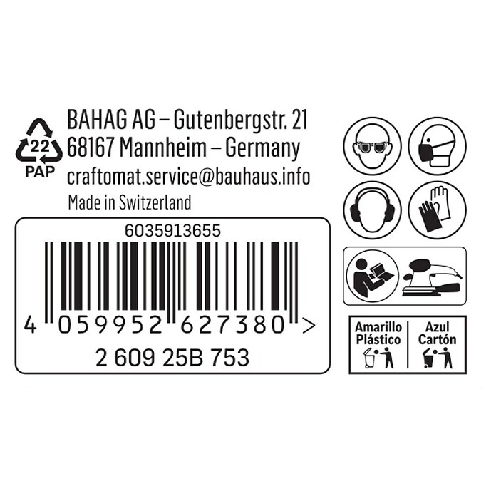 Craftomat Schleifpapier C 1060 (Körnung: 40, 93 x 5 000 mm) | BAUHAUS