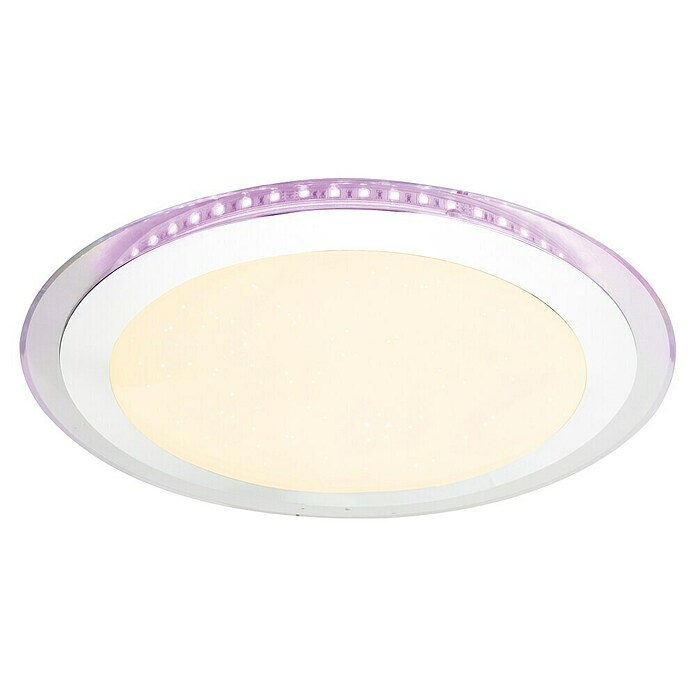 Lavida Plafón LED redondo Arrco (30 W, Opal, Ø x Al: 40,5 x 9 cm)