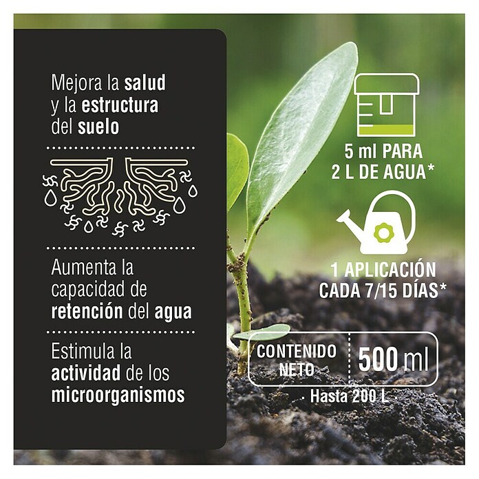 Flower Fertilizante líquido Biochar (500 ml) | BAUHAUS