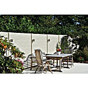 Beckers Betonzaun Zaunelement Standard Toscana Motiv (200 x 38,5 cm, Beton, Betongrau) | BAUHAUS
