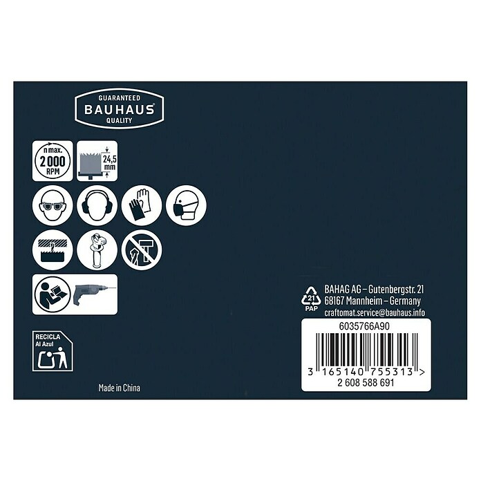 Craftomat Lochsäge (60 mm, Durchmesser Schaft: ¼″ Hex)