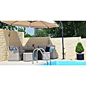 Beckers Betonzaun Zaunelement Standard Romania Motiv (200 x 38,5 cm, Beton, Betongrau) | BAUHAUS