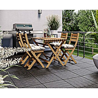 Klickfliese Cosmopolitan (Kunststoff, 45 x 45 x 2,5 cm, Stahlgrau, 1 Stk.)