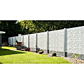 Beckers Betonzaun Zaunelement Standard Fels Motiv (200 x 38,5 cm, Beton, Betongrau) | BAUHAUS