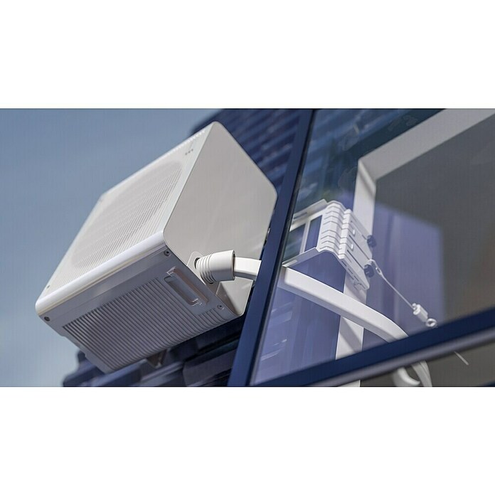 Midea Klima uređaj s vanjskom i unutarnjom jedinicom PortaSplit  (Snaga hlađenja: 3.500 W, Snaga grijanja: 3.500 W, Površina prostorije: 42 m²) | BAUHAUS