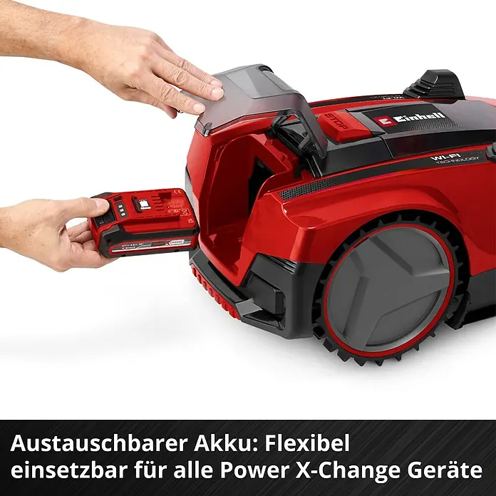 Einhell Power X-Change 18V Mähroboter FREELEXO CAM PLUS 600600 m², Schnittbreite: 18 cm, Kamera-gestützte Navigation, Ultraschallsensorik Info