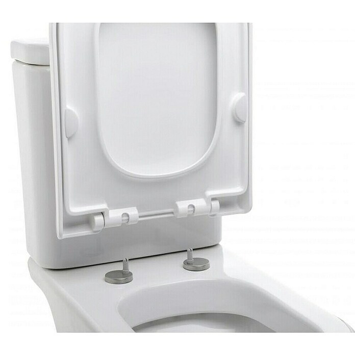 Tatay Tapa de WC Optima Square (Plástico, Blanco, Con caída amortiguada) | BAUHAUS