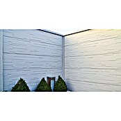 Beckers Betonzaun Zaunelement Standard Tetris Motiv (200 x 38,5 cm, Beton, Betongrau) | BAUHAUS