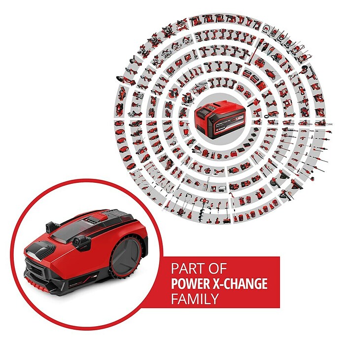 Einhell PXC 18V Mähroboter FREELEXO CAM 500 (500 m², Schnittbreite: 18 cm, Kamera-gestützte Navigation) | BAUHAUS