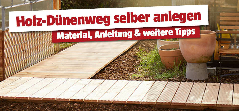 DIY Gartenweg aus Holz