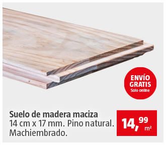 Tarima de madera de pino